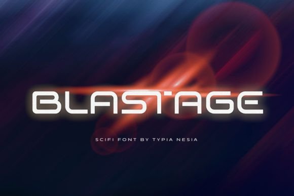 Blastage: A Futuristic Display Font for Modern Web Design