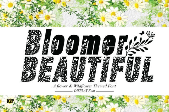 Bloomer Beautiful: A Nature-Inspired Display Font for Web Design