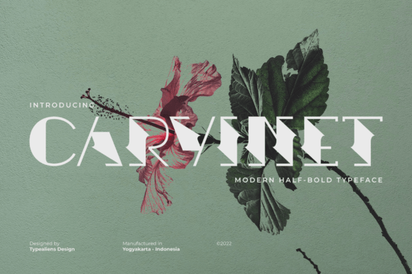 Carvinet: A Quirky Display Font for Editorial Design
