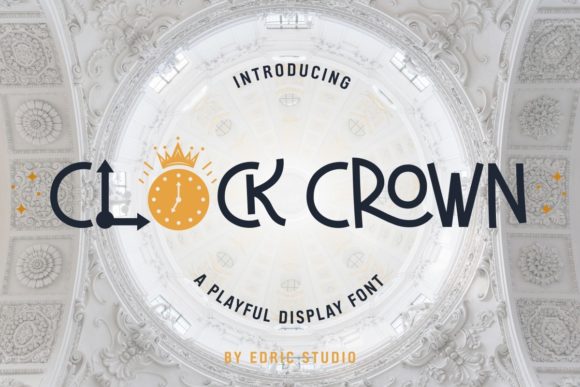 Clock Crown Font Review: A Playful Display for Branding