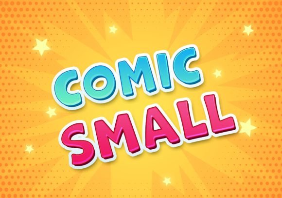 Comic Small: A Retro Display Font for Bold Branding