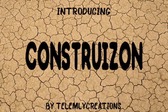 Construizon: A Cute Display Font for Branding