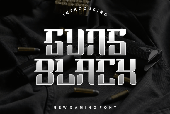 Designing Bold Brand Identities with Guns Black Typeface