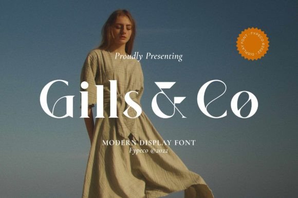 Elevate Web Design with the Gills Co Display Typeface