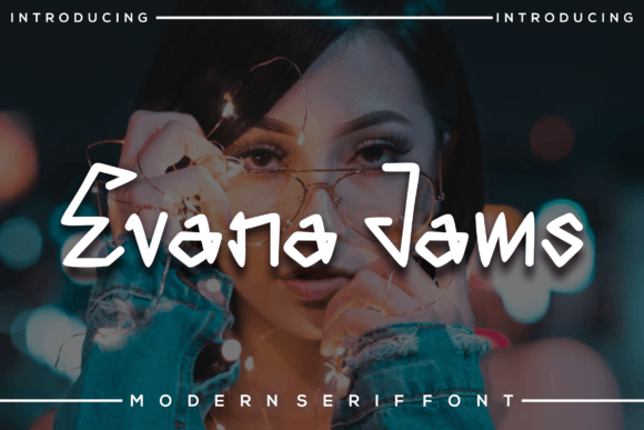 Evana Jams: The Quirky Display Font for Viral Content