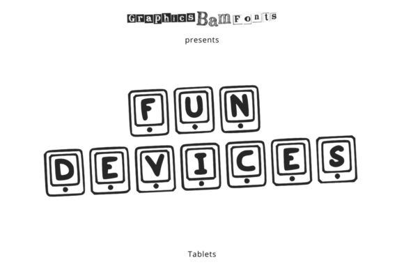 Fun Devices Tablet: A Playful Display Font for Makers