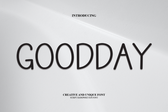 Goodday: A Charmed Display Font for Business Branding