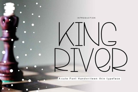 King River: A Unique Display Font for Modern Web Design