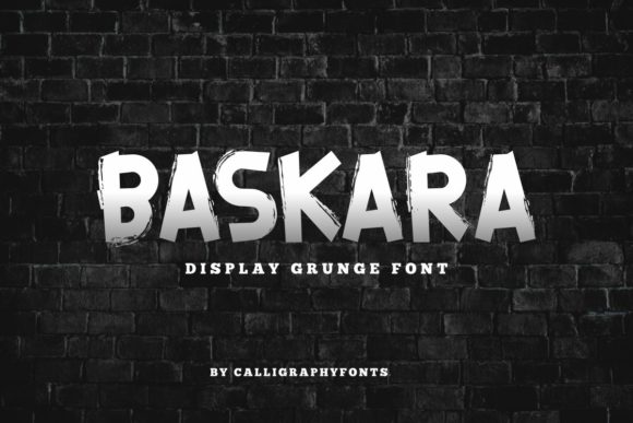 Launch Bold Campaigns with the Baskara Display Typeface