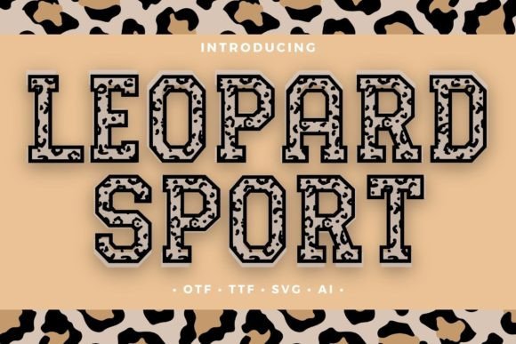 Leopard Sport: A Unique Display Font for Makers