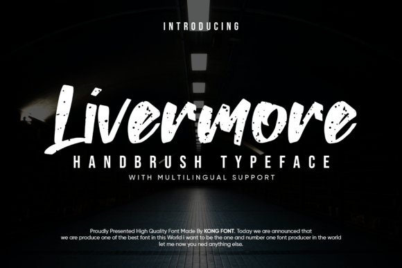 Livermore: The Modern Display Font for Crafters