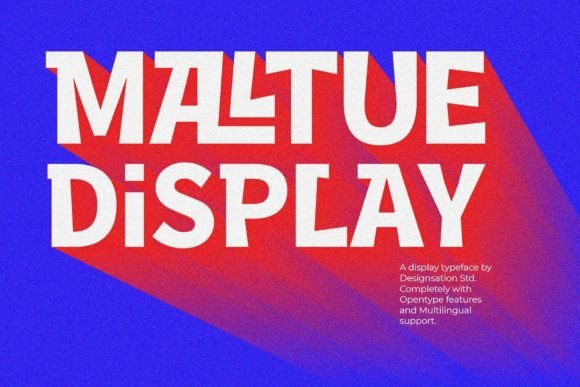Maltue: A Modern Display Font for Web Design