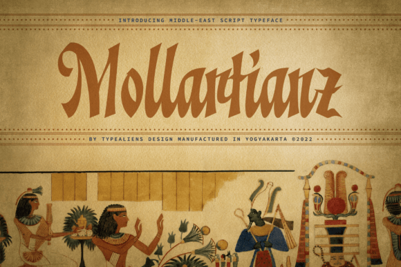 Mollartianz: A Vintage Display Font for Modern Brands