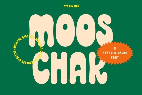 Mooschak: A Bouncy Handwritten Font for Makers