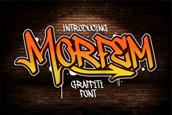 Morfem: A Graffiti Display Font for Bold Branding