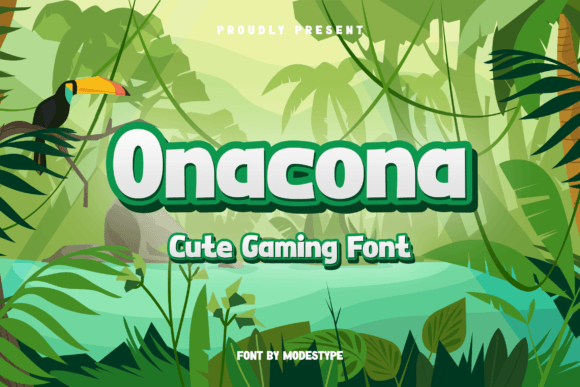 Onacona: A Playful Display Font for Storytelling
