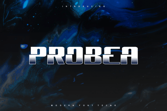 Probea: A Bold Display Font for Modern Editorial Design