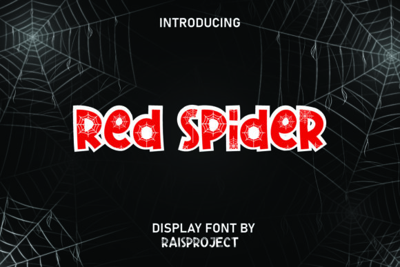 Red Spider Display Font for Bold Marketing Campaigns