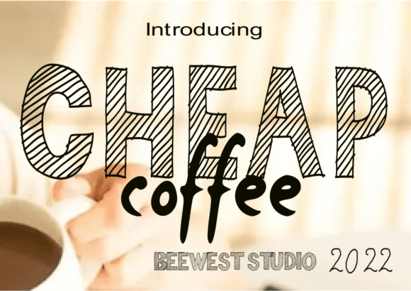 Reviewing Cheap Coffee: A Retro Display Font for Editors