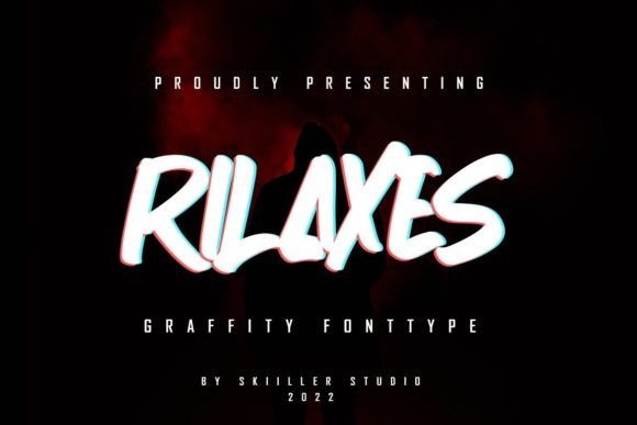 Rilaxes: A Graffiti Display Font for Fun Branding