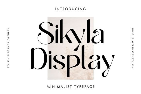 Sikyla Display: A Unique Sans Serif Font for Makers
