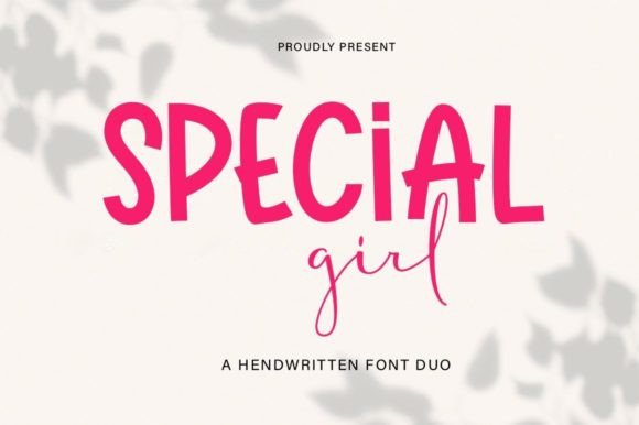 Special Girl: A Dynamic Display Font for Editorial Design