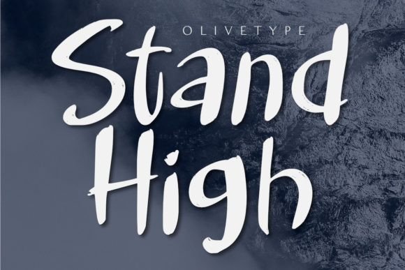 Stand High: A Bold Display Font for Modern Editorial Design