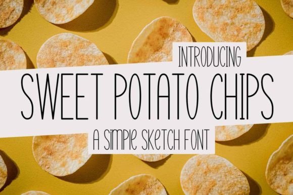 Sweet Potato Chips: A Refined Display Typeface for Editorial Design