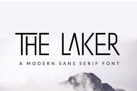 The Laker: A Calm Display Font for Modern Editorial Design