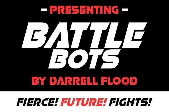 Using Battle Bots Display Fonts for Sci-Fi Editorial Design