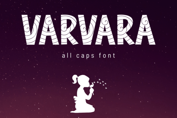 Varvara: The Bold All Caps Display Font for Makers