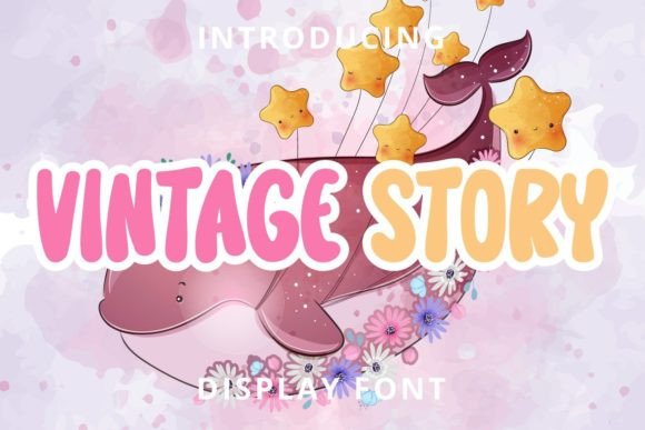 Vintage Story Typeface: A Charming Display Font for Editors